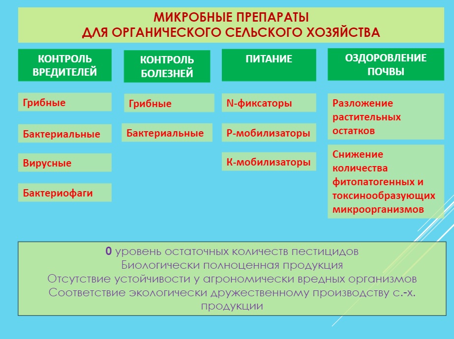 Средства защиты растений, разрешённые в органическом сельском хозяйстве в Беларуси